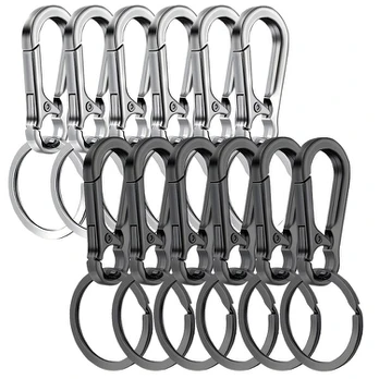Raktų pakabukas, 6 black + 6 silvery