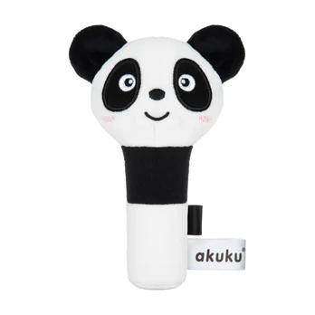 Akuku minkštas pliušinis žaisliukas/ barškutis Panda, A0706