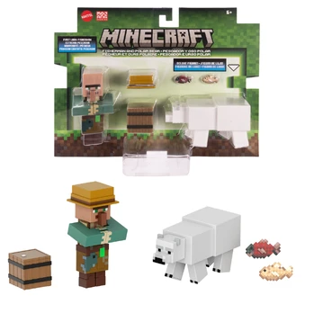 Mattel Minecraft Craft-A-Block 2 vnt. Assortment Figures, 6 yr(s), Assorted colours, Plastic