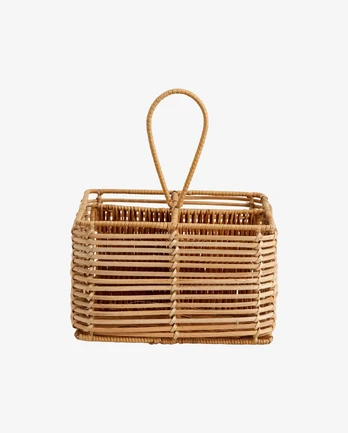 ZADAR rotango laikiklis, 4 pertvaros - natūralios spalvos