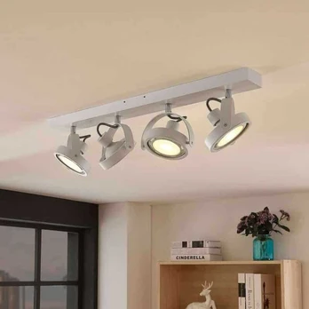 Munin LED prožektorius, pritemdomas, baltas, 4 lempučių