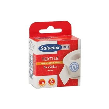 Salvelox Esparadrapo Téxtil Baltas 5mx2