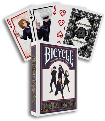 Žaidimo Kortos - Bicycle Jujutsu Kaisen Pilkos