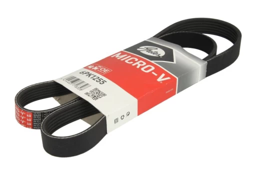 V formos rumbuoti diržai GATES 6PK1255