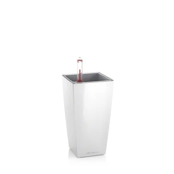Vazonas Lechuza Mini-Cubi Premium, balta, 18120