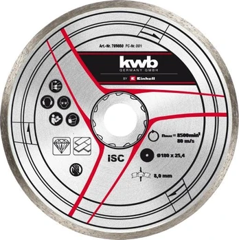 Deimantinis diskas Proline KWB, 180 mm x 25.4 mm x 8 mm
