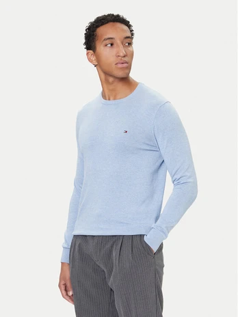 Tommy Hilfiger Megztinis MW0MW28046 Žydra Regular Fit