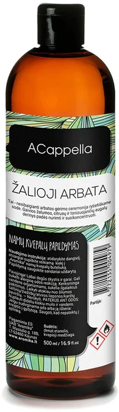 Namų kvapas Acappella Green Tea Reed Diffuser Refill, 500 ml