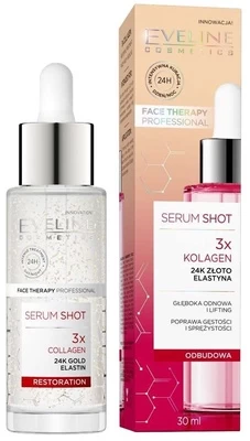 Serumas Eveline Face Therapy Professional 3x Collagen, 30 ml, moterims