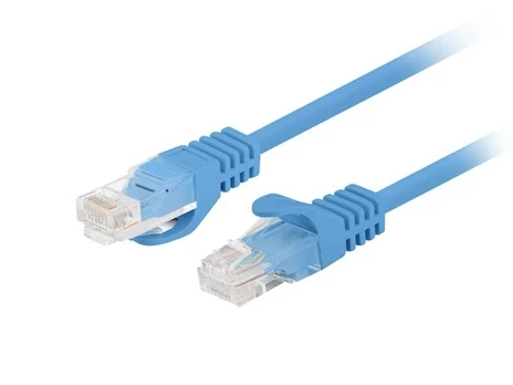 PATCHCORD KAT.6 UTP 3M MĖLYNA FLUKE PASSED LANBERG 10-PACK