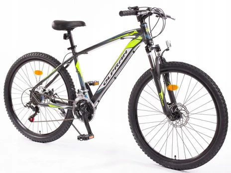 Mtb kalnų dviratis Olpran Bomber full disc 26 alu, 2 diskai