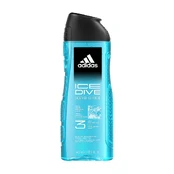 Dušo želė Adidas Ice Dive, 400 ml kaina