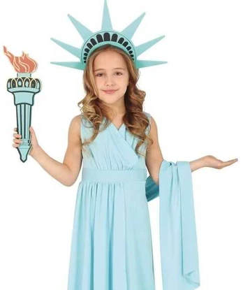 Fiesta Frihedsgudinden kostume
