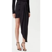 Eleh Mini sijonas ESS250182 Juoda Regular Fit