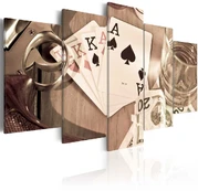 Artgeist Paveikslas - Poker night - sepia kaina