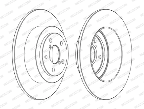 FERODO DDF1647C Brake Disc