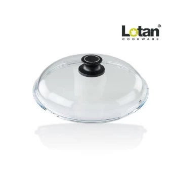 Keptuvės dangtis Lotan stiklinis apvalus 24 cm
