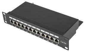 Komutacinė panelė Lanberg PPF5-9012-B, juoda