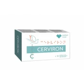 CERVIRON makšties ovulės, 10 vnt. kaina
