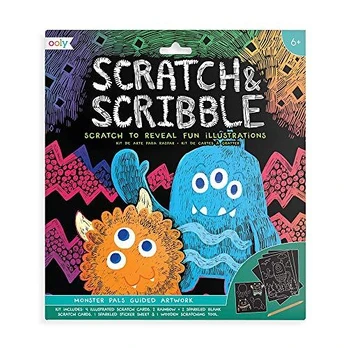 Kolorowe Baloniki Spalvingi įbrėžimų balionai Scratch & Scribble Monstrai