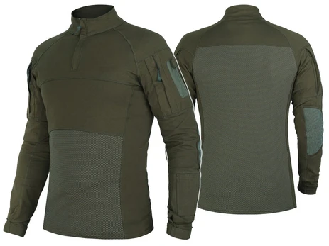 Vyriškas kariškas džemperis Mil-Tec Combat Shirt Assault, Olive