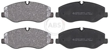 Stabdžių trinkelių rinkinys, diskinis stabdys A.B.S. 35055