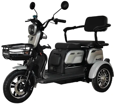 Beaster Scooter Elektrinis triratis motoroleris, BSKENDO4A, pilkas, surinktas, 500 W