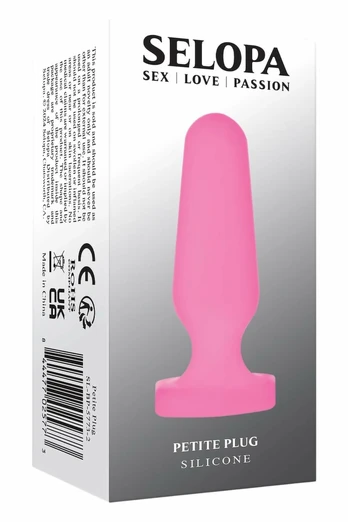 SELOPA Petite Plug Silicone Comfort Model 7.3 cm Black