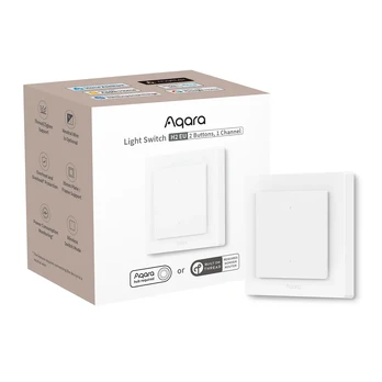 Aqara H2 Išmanus 2 mygtukų 1 kanalo zigbee, Thread jungiklis (WS-K07D)