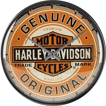 SIENINIS LAIKRODIS »Harley-Davidson - Genuine Original«, Nostalgic-Art