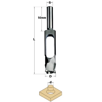 Cmt grąžtas medienai D30mm, L140mm, Z5