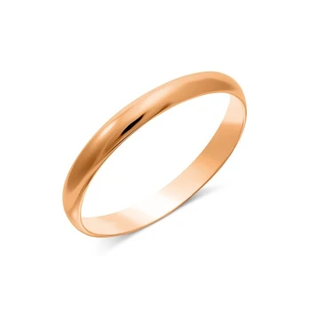 Auksinis žiedas moterims ZLGR3MM170, 3 mm, 17