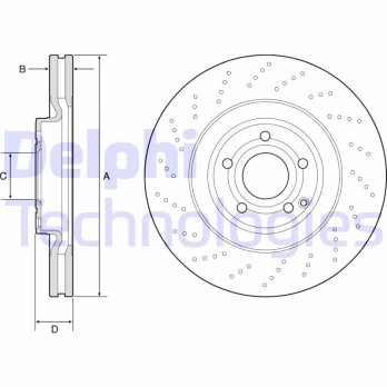 DELPHI BG9192C Brake Disc