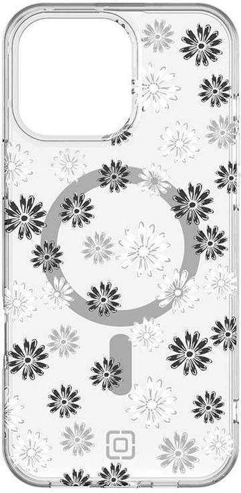 Incipio Forme MagSafe – dėklas iPhone 16 Pro Max (Ditzy Floral Sidabrinis)