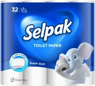 Tualetinis popierius SELPAK, 140 lapų, 3 sluoksniai, 32 vnt. kaina