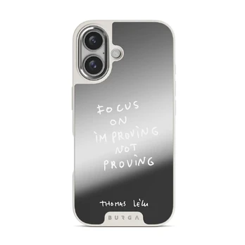 Focus On - iPhone 16 Case, Elite Mirror Light (MagSafe) / Silver