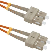 Laidas Qoltec SC/UPC, SC/UPC, 2 m, oranžinė