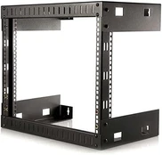 StarTech.com 8U 19" Wall Mount Network Rack - 12" Deep 2 Post Open Frame Server Room Rack for Data/AV/IT/Computer Equipment/Patch Panel with Cage Nuts & Screws 135lb Capacity, Juodas (RK812WALLO), Wall mounted rack, 8U, 80 kg, 7.2kg, Juodas kaina