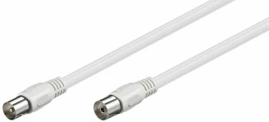 DELTACO TV kabelis, 75 Ohm, 10m baltas/ AN-110 kaina