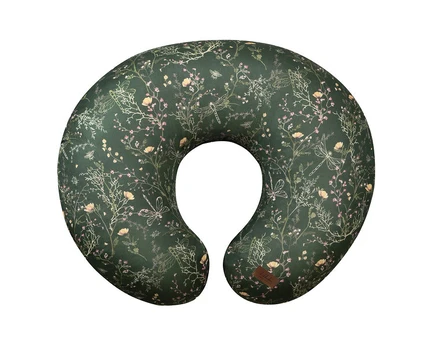 Maitinimo pagalvė KikkaBoo Secret Garden green, 60 cm