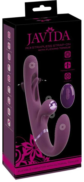 RC Strapless Strap-On With Flicking Tongue