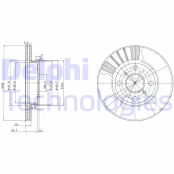 DELPHI BG3424 Brake Disc kaina
