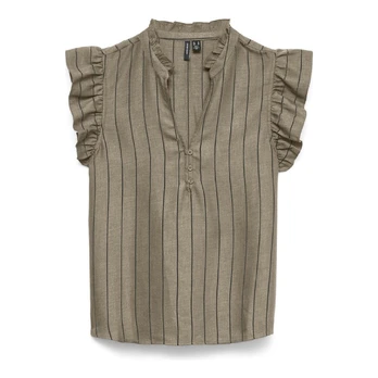 Palaidinės moterims, Ruda, Odette v-neck top