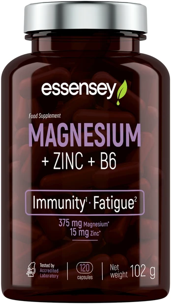 Magnesium TREC ESSENSEY MAGNESIUM+ZINC+B6 120 capsules