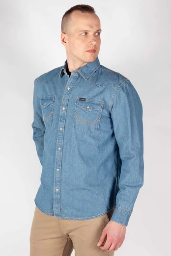 Džinsiniai marškiniai WRANGLER