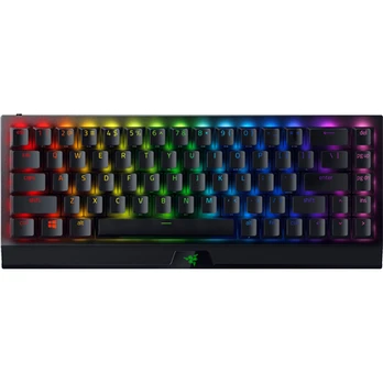 Razer Mechanical Gaming keyboard BlackWidow V3 Mini HyperSpeed RGB LED light, US, Wireless, Black, Yellow Switch