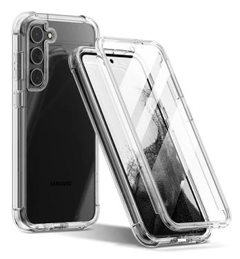 Skaidrus dėklas Samsung Galaxy S23 Plus telefonui "Tech-Protect Kevlar"