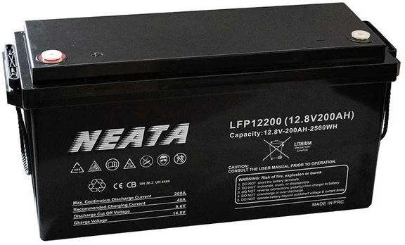 NEATA LFP12-200-1 12.8V 200Ah Lithium Ion akumuliatorius
