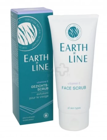 EARTH LINE Vitamin E veido šveitiklis 100ml