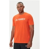 adidas Marškinėliai Terrex Multi Climacool Logo Tech JI9236 Oranžinė Regular Fit